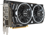 Видеокарта MSI Radeon RX 580 1366Mhz PCI-E 3.0 8192Mb 8000Mhz 256 bit DVI 2xHDMI HDCP Armor OC