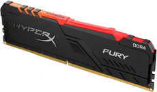 Оперативная память 8Gb DDR4 2400MHz Kingston HyperX Fury RGB (HX424C15FB3A/8)