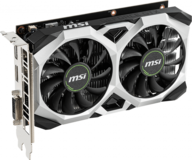 Видеокарта MSI GeForce GTX 1650 1665MHz PCI-E 3.0 4096MB 8000MHz 128 bit DVI DisplayPort HDMI HDCP VENTUS XS