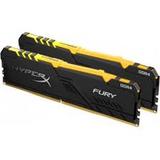 Оперативная память 16Gb DDR4 2666MHz Kingston HyperX Fury RGB (HX426C16FB3AK2/16) (2x8Gb KIT)