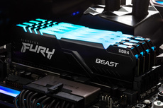 Оперативная память 16Gb DDR4 3000MHz Kingston Fury Beast Black (KF430C15BB1A/16)