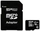 Карта памяти 16Gb MicroSD Silicon Power Elite Class 10 + adapter (SP016GBSTHBU1V10-SP)