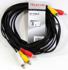 Кабель Telecom 3xRCA (M) - 3xRCA (M), 3м (TAV7150-3M)