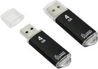 USB Flash накопитель 4Gb SmartBuy V-Cut Black (SB4GBVC-K)