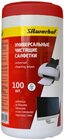 Silwerhof Universal Clean универсальные чистящие салфетки, для экранов и пласт. поверхностей, 100 шт
