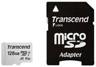 Карта памяти 128Gb MicroSD Transcend Class 10 + адаптер (TS128GUSD300S-A)