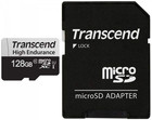 Карта памяти 128Gb MicroSD Transcend Class 10 + SD адаптер (TS128GUSD350V)