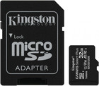 Карта памяти 32Gb MicroSD Kingston Canvas Select Plus Class 10 + SD адаптер (SDCS2/32GB)