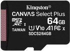 Карта памяти 64Gb MicroSD Kingston Canvas Select Plus Class 10 (SDCS2/64GBSP)