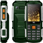 Телефон BQ Mobile BQ-2430 Tank Power Green/Silver
