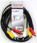 Кабель Telecom 3xRCA (M) - 3xRCA (M), 2м (TAV7150-2M)