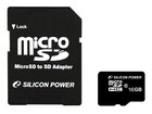 Карта памяти 16Gb MicroSD Silicon Power Class 10 + adapter (SP016GBSTH010V10-SP)