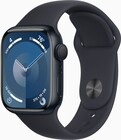 Apple Watch Series 9 41mm Midnight Aluminum Case with Midnight Sport Band M/L (MR8X3LL/A)