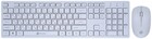 Клавиатура + мышь Oklick 240M White