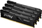 Оперативная память 32Gb DDR4 2666MHz Kingston Fury Beast Black (KF426C16BBK4/32) (4x8Gb KIT)