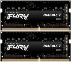 Оперативная память 32Gb DDR4 3200MHz Kingston Fury Impact SO-DIMM (KF432S20IBK2/32) (2x16Gb KIT)