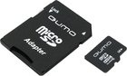 Карта памяти 4Gb MicroSD QUMO Class 4 + адаптер (QM4GMICSDHC4)