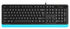 Клавиатура A4Tech Fstyler FKS10 Black/Blue