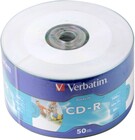 Диск CD-R Verbatim 700Mb 52x DataLife+ Printable (50шт) (43794)