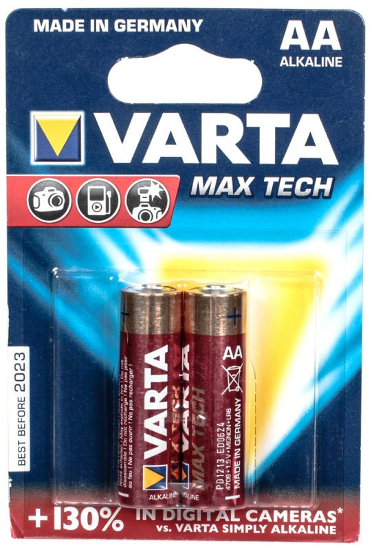 Батарейка Varta Max Tech / Max Power (AA, 2 шт)