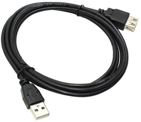 Кабель удлинительный Exegate USB 2.0 A (M) - A (F), 5м (EX138945RUS)