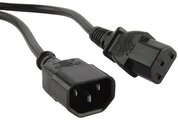 Кабель Hyperline PWC-IEC13-IEC14-1.0-BK