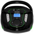 Аудиомагнитола Telefunken TF-SRP3471B Black/Green