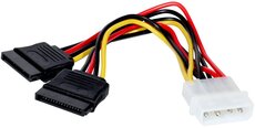 Переходник Exegate Molex - 2x SATA, 0.15m (EX138935RUS)
