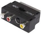 Переходник Buro SCART (M) - 3xRCA (F) (BSP005)