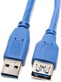 Кабель удлинительный 5bites USB 3.0 A (M) - A (F), 1м (UC3011-010F)