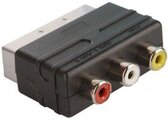 Переходник Perfeo SCART (M) - 3xRCA (F) (A7007)