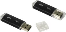 USB Flash накопитель 32Gb Silicon Power Ultima U02 Black (SP032GBUF2U02V1K)
