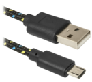 Кабель Defender USB 2.0 A (M) - Micro USB B (M), 1м (USB08-03T)