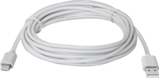 Кабель USB 2.0 A (M) - Micro USB B (M), 3м, Defender USB08-10BH White