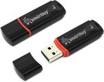 USB Flash накопитель 4Gb SmartBuy Crown Black (SB4GBCRW-K)