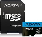 Карта памяти 256Gb MicroSD ADATA Premier Class 10 UHS-I + адаптер (AUSDX256GUICL10A1-RA1)