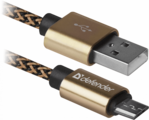 Кабель Defender USB 2.0 A (M) - Micro USB B (M), 1м (USB08-03T)
