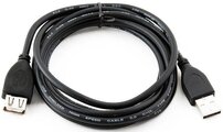 Кабель удлинительный Gembird USB 2.0 A (M) - A (F), 1.8м (CCP-USB2-AMAF-6)