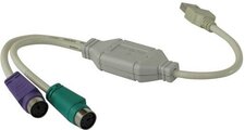 Переходник VCOM USB 2.0 A - 2x PS/2 (VUS7057)