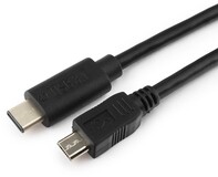 Кабель Gembird Micro USB 2.0 B (M) - USB 3.1 Type-C, 1м (CCP-USB2-mBMCM-1M)