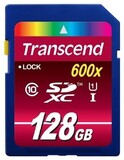 Карта памяти 128Gb Transcend SDXC Class 10 (TS128GSDXC10U1)