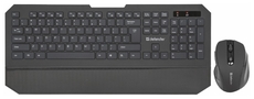 Клавиатура + мышь Defender Berkeley C-925 Nano Black