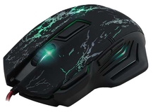 Мышь Crown CMXG-601 Gaming Black/Green