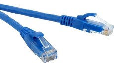 Патч-корд Hyperline PC-LPM-UTP-RJ45-RJ45-C6-0.5M-LSZH-BL