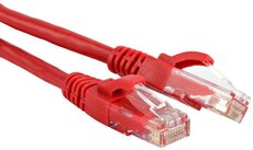 Патч-корд Hyperline PC-LPM-UTP-RJ45-RJ45-C5e-1M-LSZH-RD