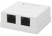 Розетка Gembird 2xRJ-45 (NA214)