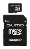 Карта памяти 8Gb MicroSD QUMO Class 10 + adapter (QM8GMICSDHC10)
