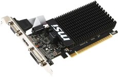 Видеокарта nVidia GeForce GT710 MSI PCI-E 2048Mb (GT 710 2GD3H LP)