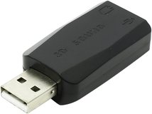 Переходник Orient 2x 3.5 Jack (F) - USB (AU-01N)