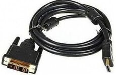 Кабель Buro HDMI - DVI, 5м (HDMI-19M-DVI-D-5M)